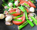 トマトとうずらの卵の中華風炒め作り方5写真