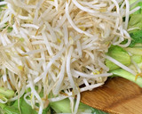 時短簡単！筍ともやしと青梗菜の豆板醤炒め作り方3写真
