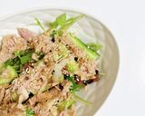 栄養満点!豆苗とツナの梅サラダ作り方3写真