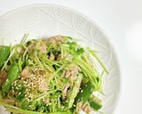 栄養満点!豆苗とツナの梅サラダ作り方5写真