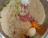 水煮大豆牛豚合挽メンチカツ作り方3写真