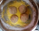 水煮大豆牛豚合挽メンチカツ作り方7写真