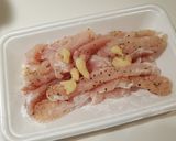 【15分】ささみガーリック焼き(1人前)作り方3写真