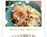豆もやしのピリ辛ナムル検索トップ10入作り方4写真
