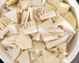 春の味覚✨たけのこと新わかめの味噌汁作り方1写真