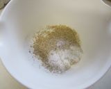 レンジで3分!米粉のセサミ蒸しパン作り方1写真