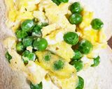 今朝の4w1hサンド「えんどう豆×卵」作り方3写真