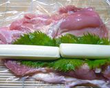 鶏のチーズ巻き作り方2写真