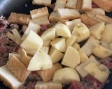 厚揚げ・豚ひき肉・じゃがいも・甘辛煮物作り方6写真