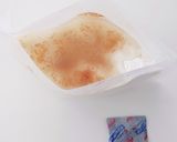 レンジ4分。ふんわりとろけるお好み焼き作り方2写真