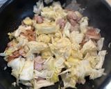 ☆春キャベツ豚肉、塩昆布の和風パスタ☆作り方3写真