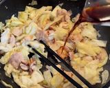 ☆春キャベツ豚肉、塩昆布の和風パスタ☆作り方4写真