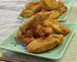 鶏ササミでお値打ちピリ辛✨鶏天作り方10写真