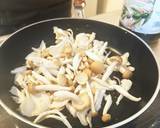 ワンパン♪ポルチーニ茸のクリームパスタ♪作り方1写真