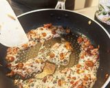 ワンパン♪ポルチーニ茸のクリームパスタ♪作り方4写真