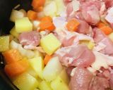 鶏肉＆根菜のミネストローネ風たべるスープ作り方2写真
