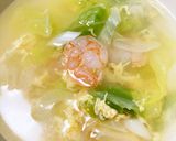 エビとキャベツの中華スープ作り方6写真