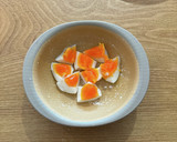 ほうれん草とたまごのめんつゆ胡麻マヨ♩作り方1写真
