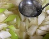 味噌汁 かぶと油揚げと長葱作り方6写真