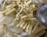 味噌汁 かぶと油揚げと長葱作り方7写真