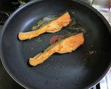 鮭のムニエル バター醤油をかけて作り方7写真