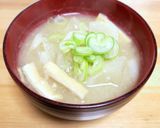 味噌汁 かぶと油揚げと長葱作り方10写真