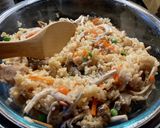 Mushroom Mixed Rice作り方18写真