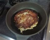 お好み焼き２孫達に伝授（牛肉切落し編）作り方8写真