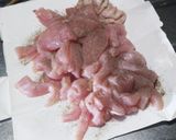 鶏胸肉梅タルタル★チキン作り方8写真