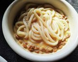 5分で完成！牛乳チーズ入り洋風納豆うどん作り方6写真