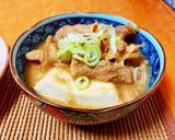 モツだけを使ったモツ煮（豆腐入り）作り方4写真