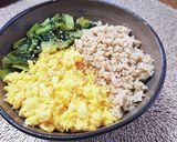 スタミナ源たれ&りんご酢 さっぱり三色丼作り方4写真