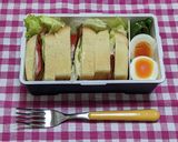 ミニ食パンのホットBLTサンド作り方12写真