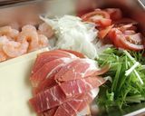 生ハムで作る☆生春巻き♪作り方1写真