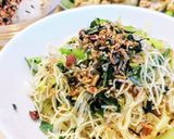 ネギの甘さが薫る！ ネギゴマ焼きそうめん作り方14写真