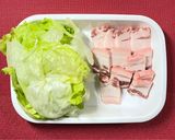 簡単♪うま♪豚バラとレタスのうま塩スープ作り方1写真