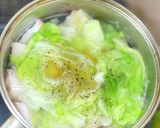 簡単♪うま♪豚バラとレタスのうま塩スープ作り方3写真