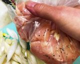 わさびチーズ丼作り方2写真