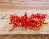 ５分でできる副菜！赤ピーマンの塩昆布和え作り方1写真