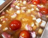 メスティン飯（トマトとタコ焼きの具材飯）作り方5写真