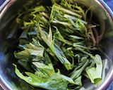 カリカリチーズ油揚げと水菜の中華サラダ作り方2写真
