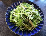 カリカリチーズ油揚げと水菜の中華サラダ作り方4写真