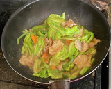 梅肉でさっぱり・和風あんかけ焼きそば作り方6写真