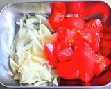 トマトチーズパスタ作り方1写真