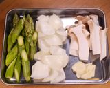鶏もも肉とアスパラの和風バター醬油炒め作り方2写真