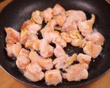 鶏もも肉とアスパラの和風バター醬油炒め作り方3写真
