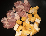 鶏肉とちぎり絹揚げの和風とろみ煮作り方2写真