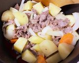 ほくほくの新じゃがの肉じゃが作り方3写真