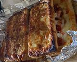 【手抜きツマミ】油揚げのキムチーズ焼き作り方4写真