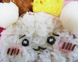 今日の遠足弁当（ちいかわキャラ弁）作り方1写真